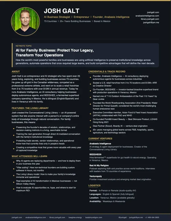 Podcast Guest One-Pager