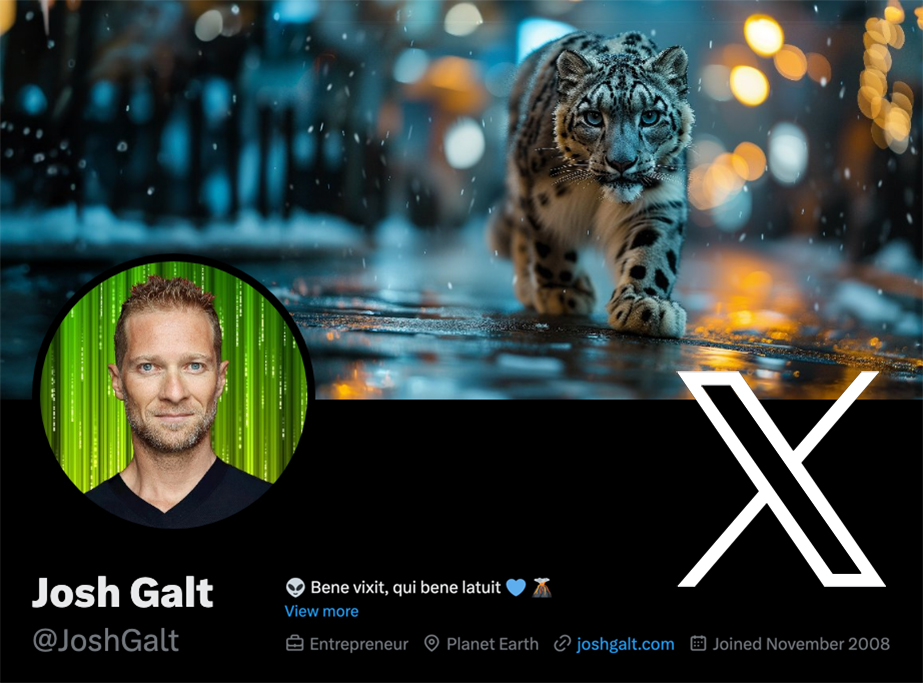 Josh Galt twitter X header